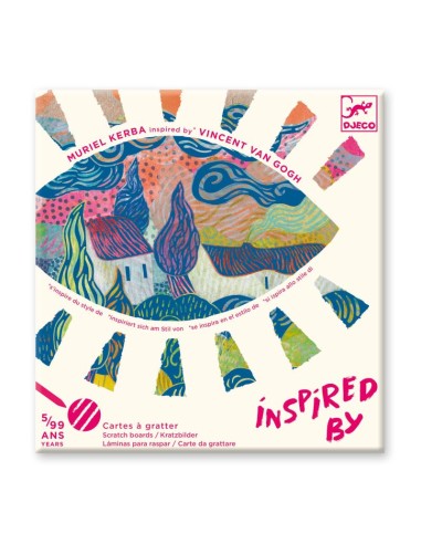 Cuadros para rascar Van Gogh