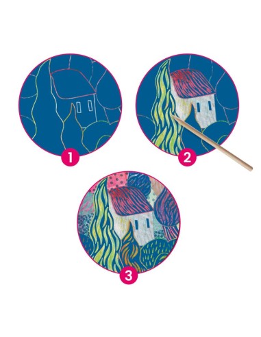 Cuadros para rascar Van Gogh