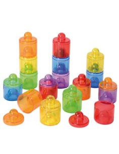 Frascos translúcidos - 18 und. 2