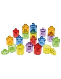 Frascos translúcidos - 18 und.