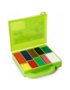 Maletín regletas plástico 200 piezas