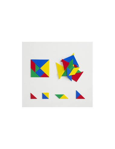 12 Tangrams Soft - 84 piezas