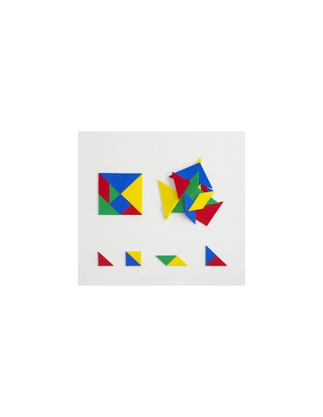 12 Tangrams Soft - 84 piezas