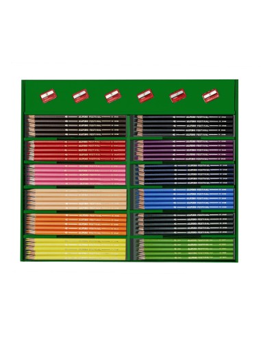 Caja lapiceros color Alpino 288 uds