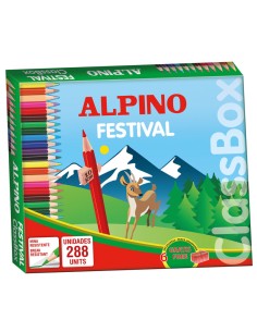 Caja lapiceros color Alpino 288 uds