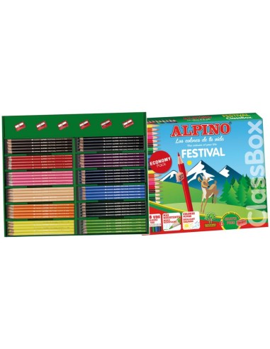 Caja lapiceros color Alpino 288 uds