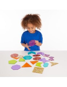 Formas glitter - 21 piezas 2