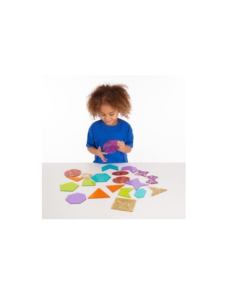 Formas glitter - 21 piezas