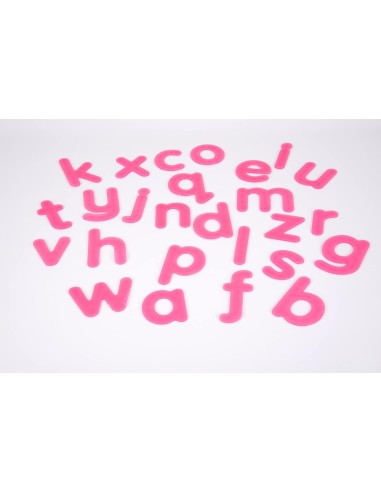 Letras minúsculas táctiles - 26 piezas