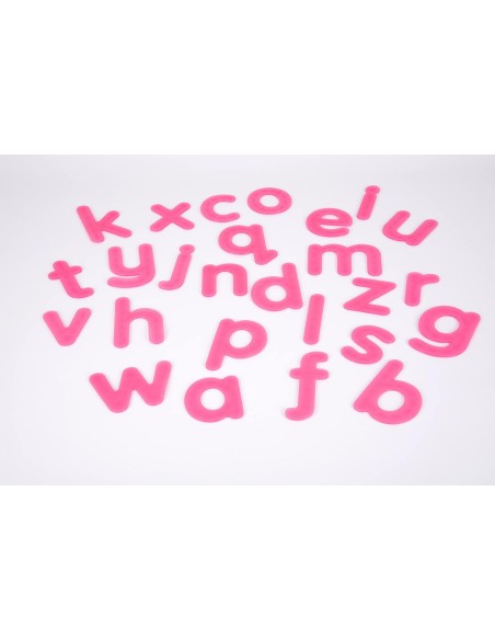 Letras minúsculas táctiles - 26 piezas