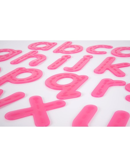 Letras minúsculas táctiles - 26 piezas