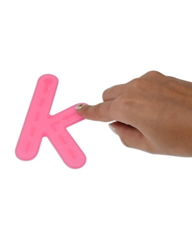 Letras minúsculas táctiles - 26 piezas