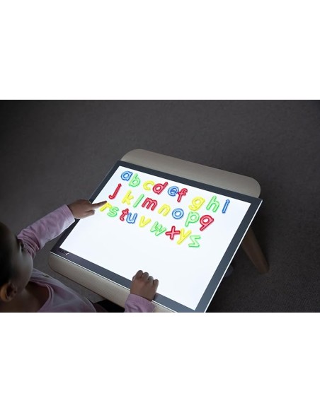 Letras minúsculas transparentes - 26 unidades
