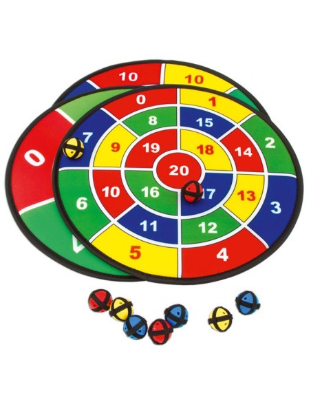 Set de 3 dianas con pelotas