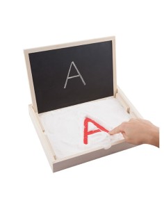 Bandeja y pizarra multisensorial preescritura - Montessori 2