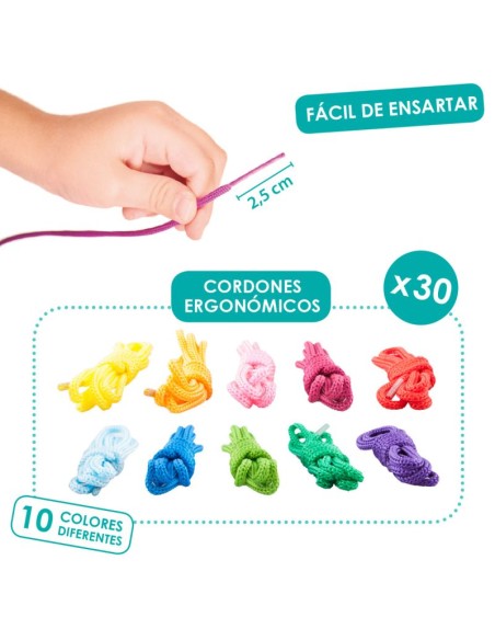 Cordones coser y enlazar - 30 unidades