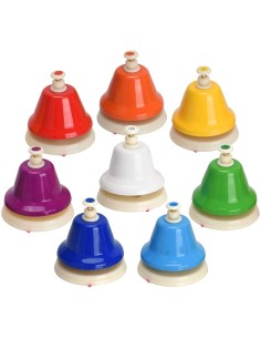 Juego 8 campanitas con botón