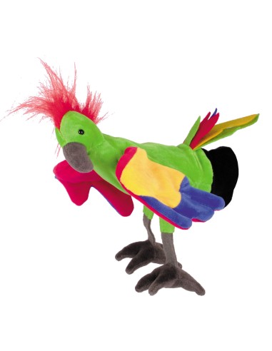 Marioneta guante - Papagallo