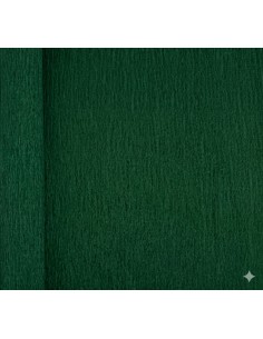 Rollo de papel crespón de 250x50cm - Verde oscuro