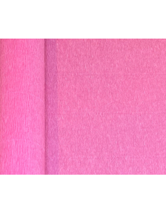Rollo de papel crespón de 250x50cm - Rosa
