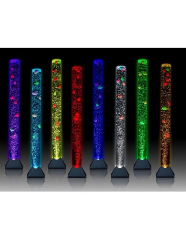 Columna de burbujas y peces - 120cm