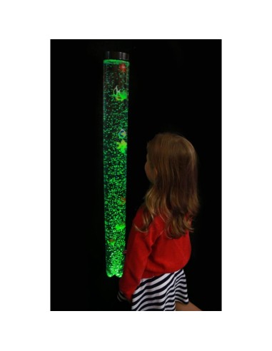 Columna de burbujas y peces - 120cm