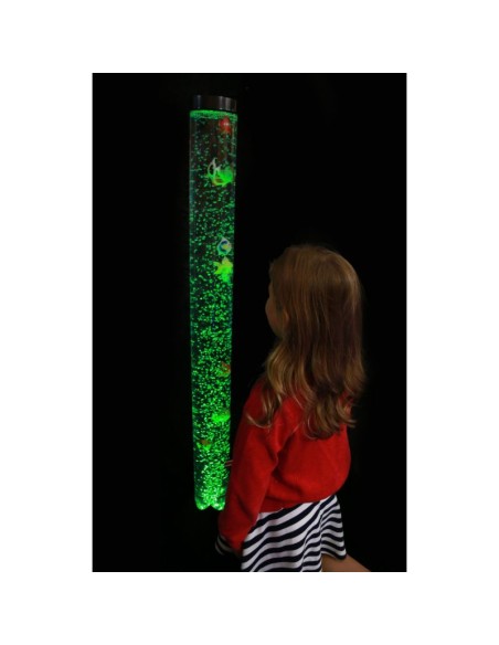 Columna de burbujas y peces - 120cm