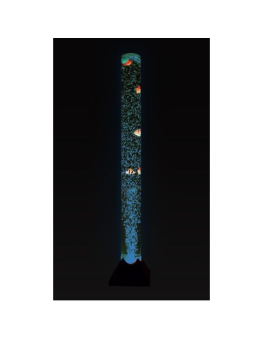 Columna de burbujas y peces - 120cm