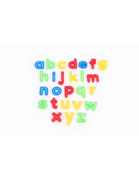 Letras minúsculas translucidas - 78 unidades