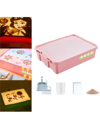 Caja de actividades sensoriales LED multifuncional