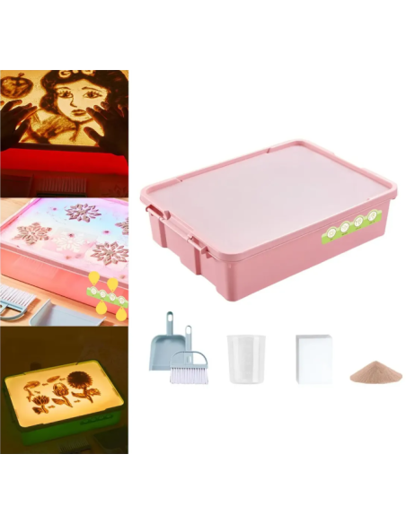 Caja de actividades sensoriales LED multifuncional