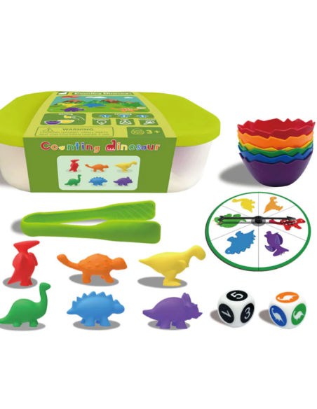 Dinosaurios contar y clasificar - Inglés