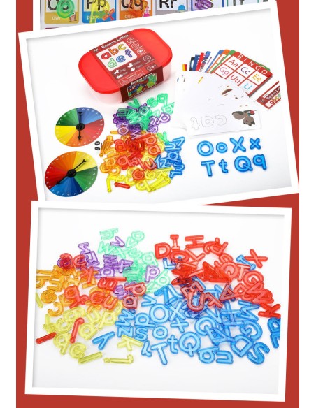 Set letras mayúsculas y minúsculas - Inglés
