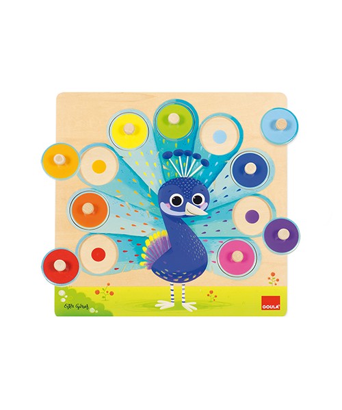 Encaje pavo real - 9 piezas