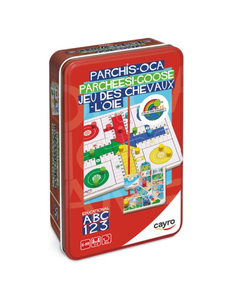 Parchís - Oca caja de metal