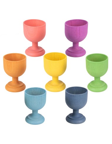 Copas de madera - Montessori