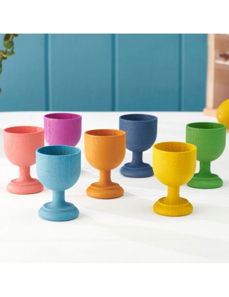 Copas de madera - Montessori