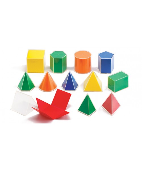 Formas geométricas con desarrollo - 12 piezas