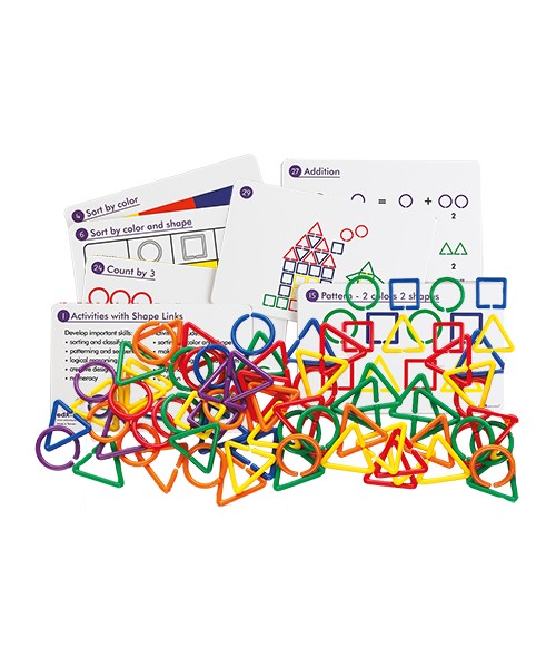 Enlaza formas geometricas - 360 piezas