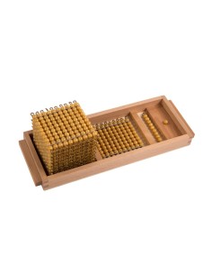 Sistema decimal con perlas - Montessori 2