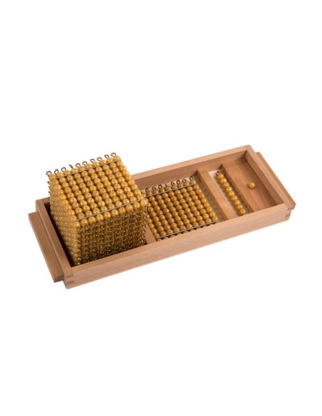 Sistema decimal con perlas - Montessori
