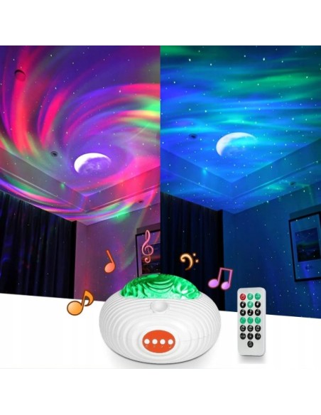 Proyector UFO Galaxy con control remoto