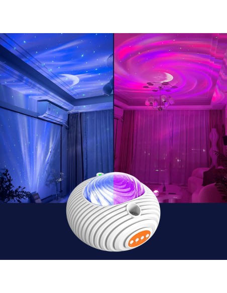 Proyector UFO Galaxy con control remoto