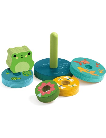 Encajable Puzz&Stack arcoiris