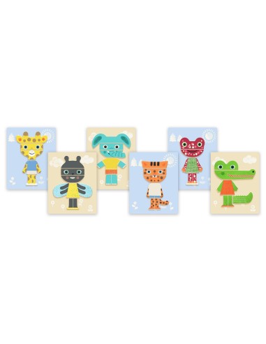 Magnético Inzebox mezcla animales