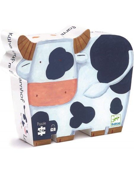 Puzle silueta las vacas - 24 piezas