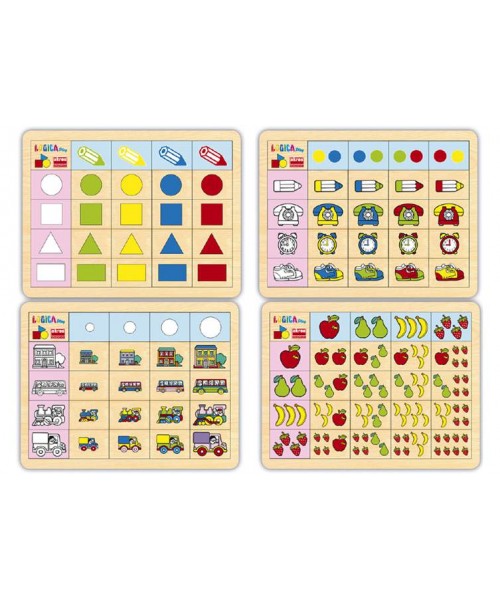 Set logica play 1 – Set de 4 piezas