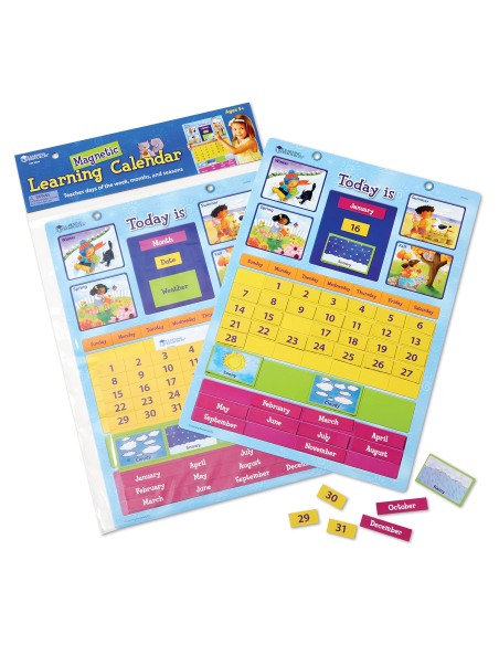 Calendario magnético en inglés