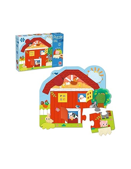 Puzle XXL granja sorpresa - 12 piezas