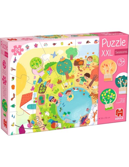 Puzle XXL estaciones - 29 piezas